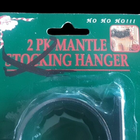 Set Of 4 Vintage Christmas Mantle Stocking Hangers - Picture 2 of 4